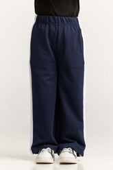 Toddler Girl Navy Blue Basic Trouser TG-TRKN-SS24-007